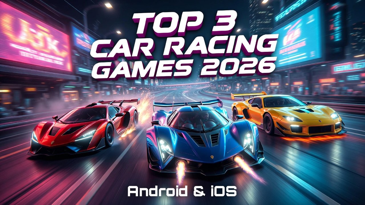 Top 3 Car Racing Games for Android & iOS