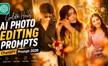 Golden Hour AI Photo Editing, ChatGPT Golden Hour Prompt, Golden Hour AI Photos, AI Photo Trend 2026