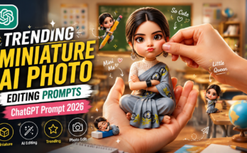 Trending Miniature AI Photo Editing Prompts ChatGPT Prompt 2026, Miniature AI Photos, ChatGPT AI Editing, Tiny World AI Trend