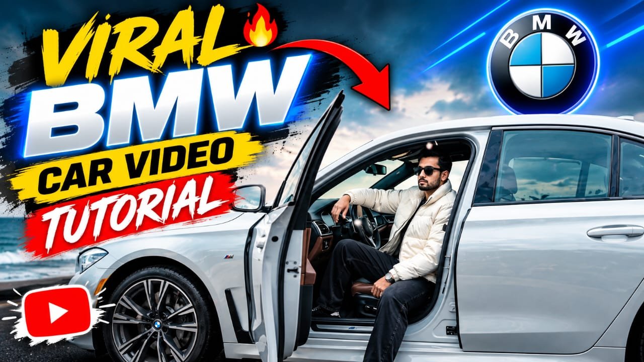 Viral BMW Car Cinematic AI Video Editing Prompt
