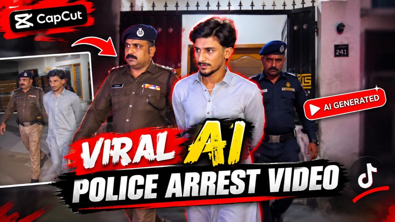 Viral AI Police Arrest Video